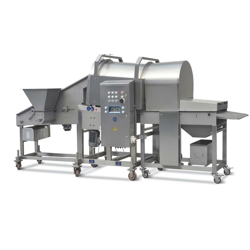 Tumbler breader machine